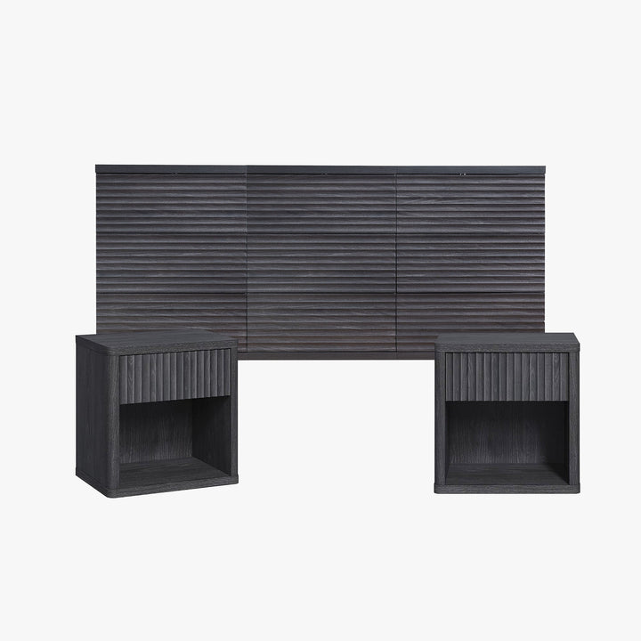 Stria Dresser and Night Tables Set