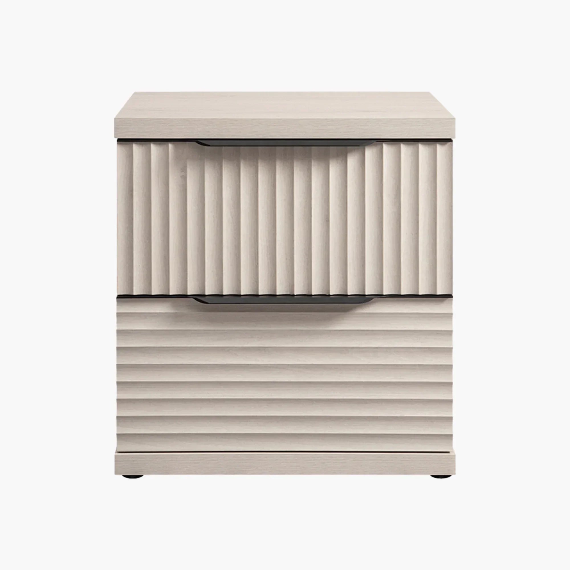 Stria Nightstand with Drawers