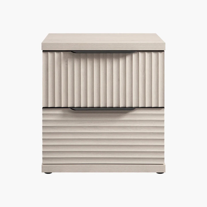 Stria Nightstand with Drawers