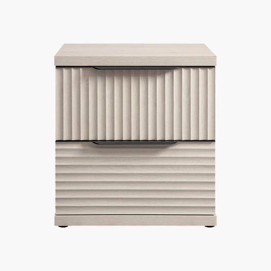 Stria Nightstand with Drawers