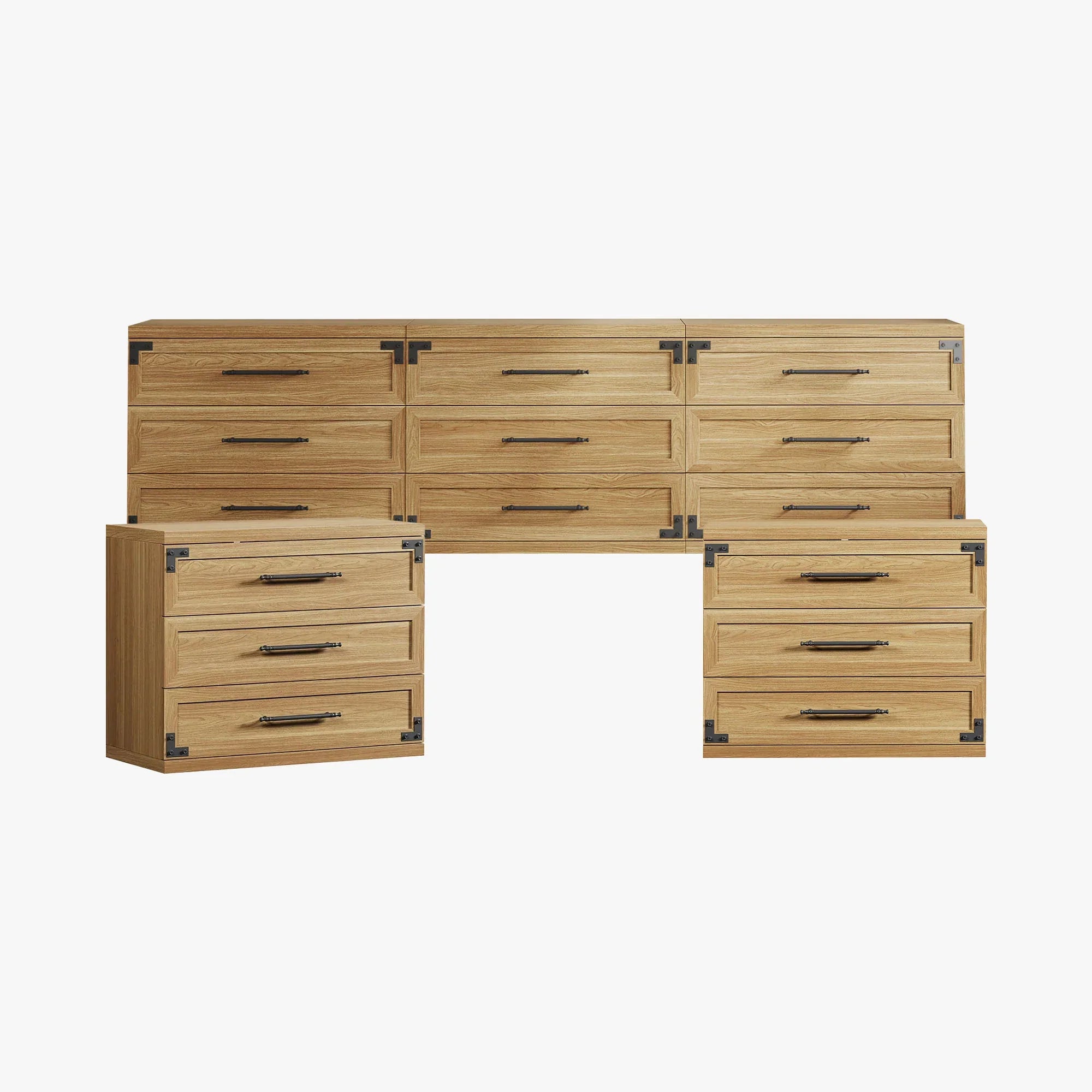 Willow Dresser and Nightstands Set