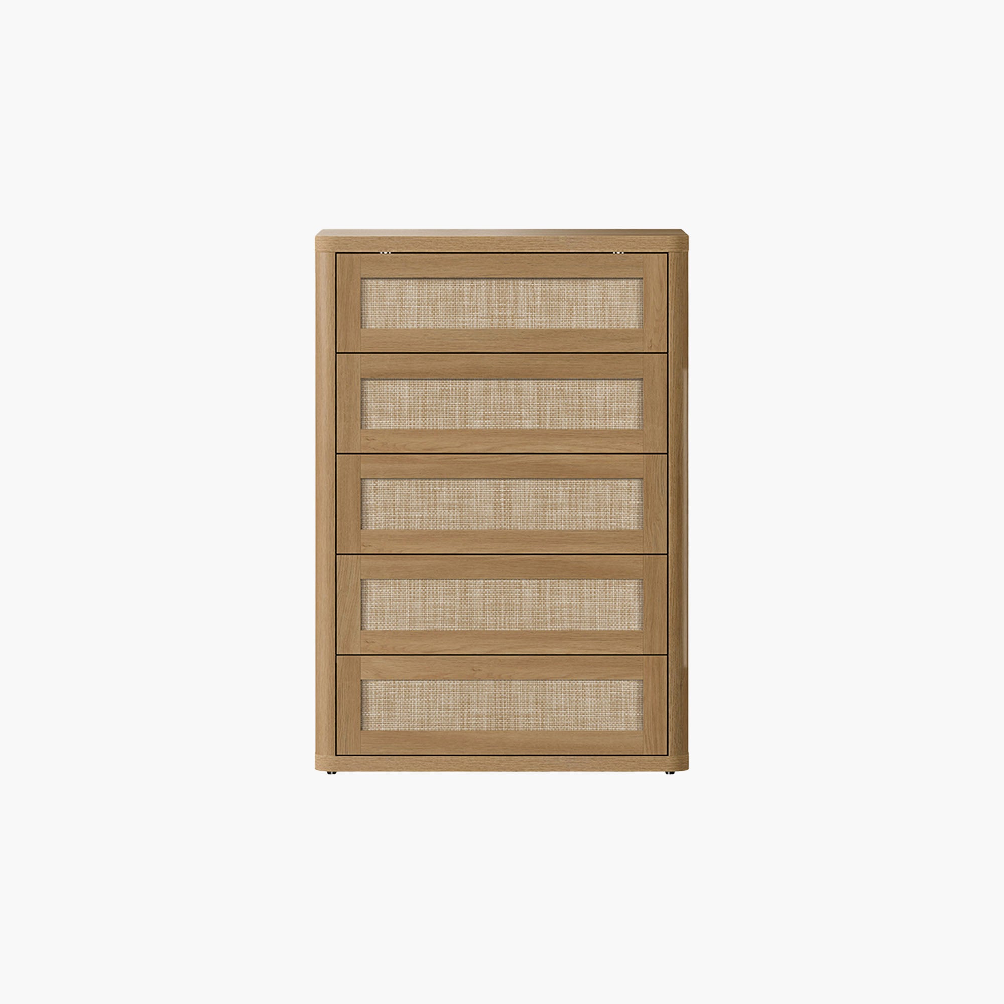 Zura Rattan Dresser, 5 Drawers