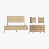Savanna Boho Bedroom Set with Large Storage