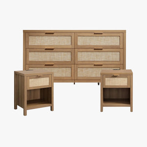 Savanna Cabinet Bedroom Set with Charger