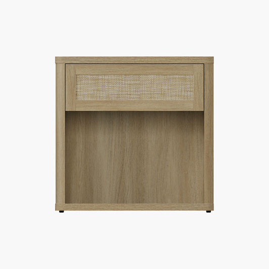 Zura Rattan Nightstand with Drawer