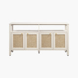 Terra White TV Stand, 55'' Wide