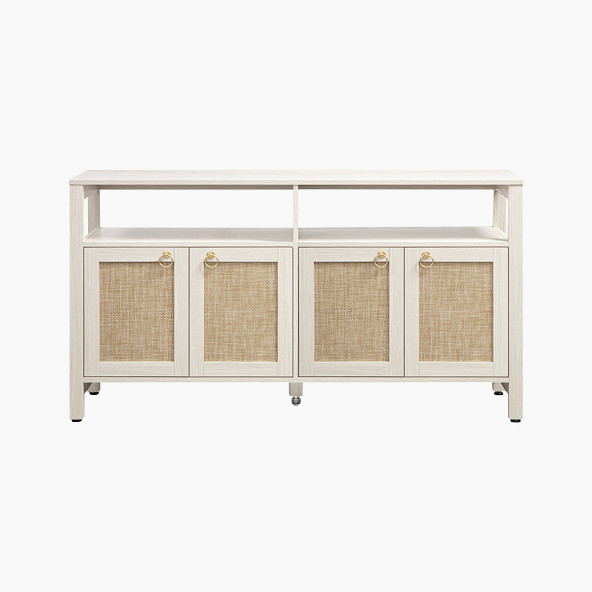 Terra White TV Stand, 55'' Wide