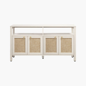 Terra White TV Stand, 55'' Wide