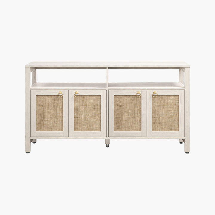 Terra White TV Stand, 55'' Wide