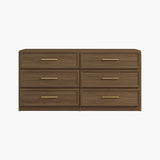Crescent 64'' Wide 6-Drawer Dresser, Large Storage