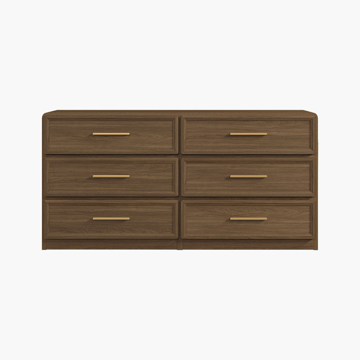 Crescent 64'' Wide 6-Drawer Dresser, Large Storage