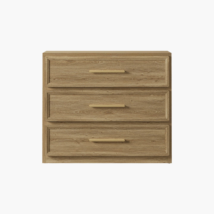 Crescent 31.3Inch Wide Nightstand with 3 Drawers