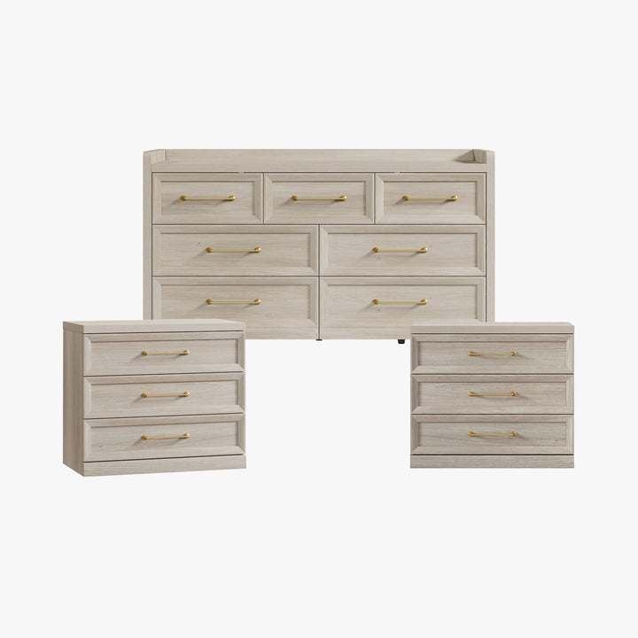 Helio Large Storage Bedroom Sets, Modern Design