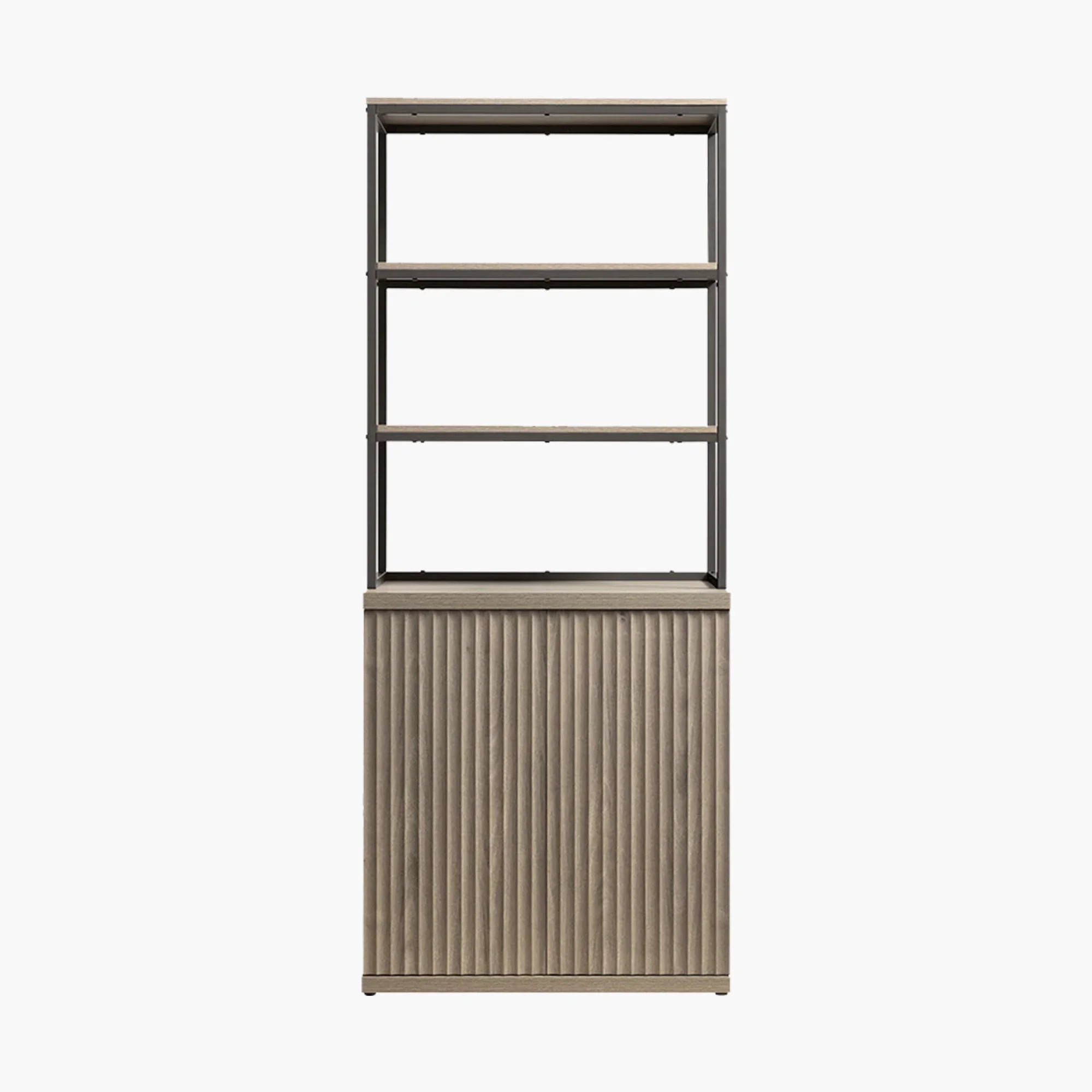 Stria Book Shelf with Doors
