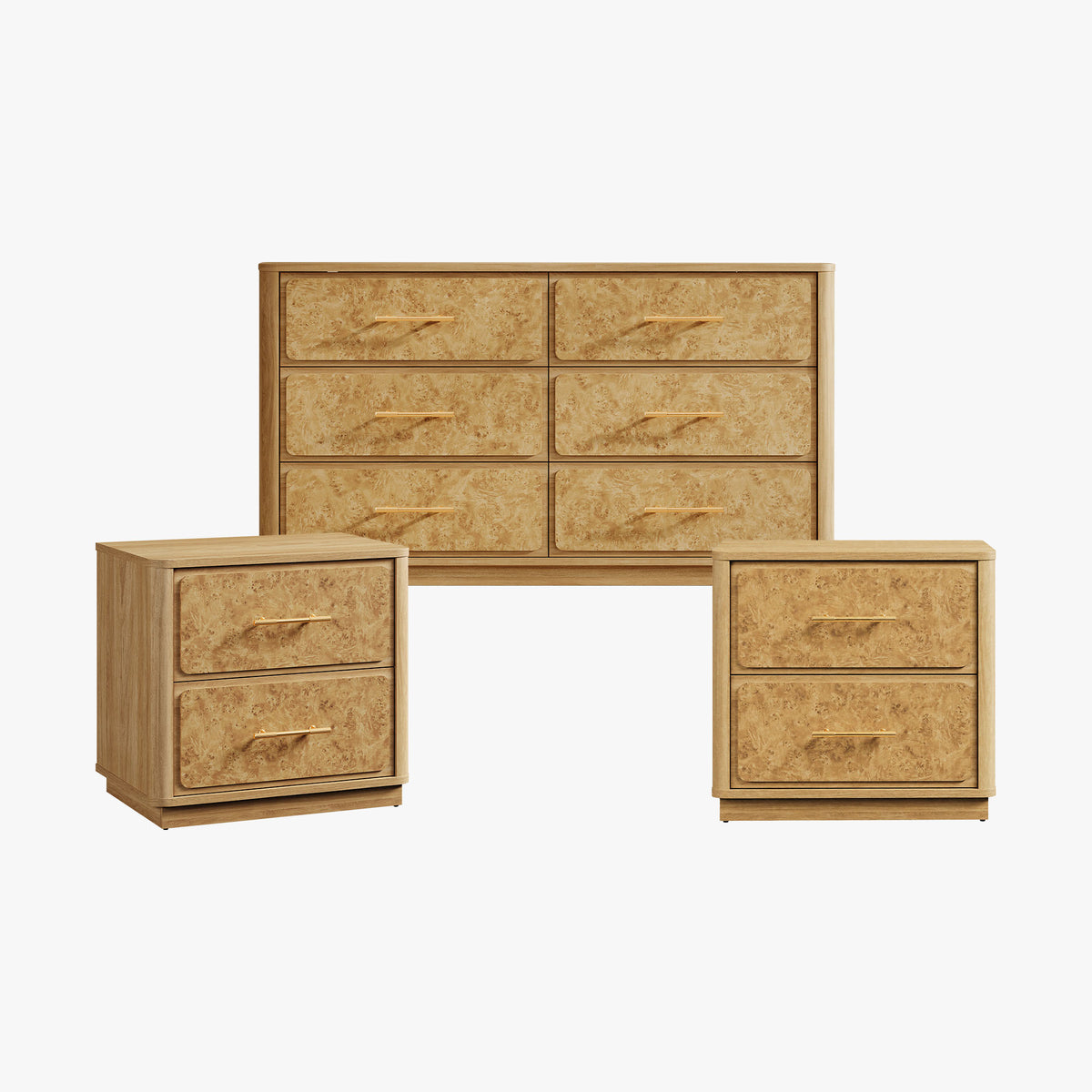 Burluxe Luxury Modern Bedroom Sets with Storage