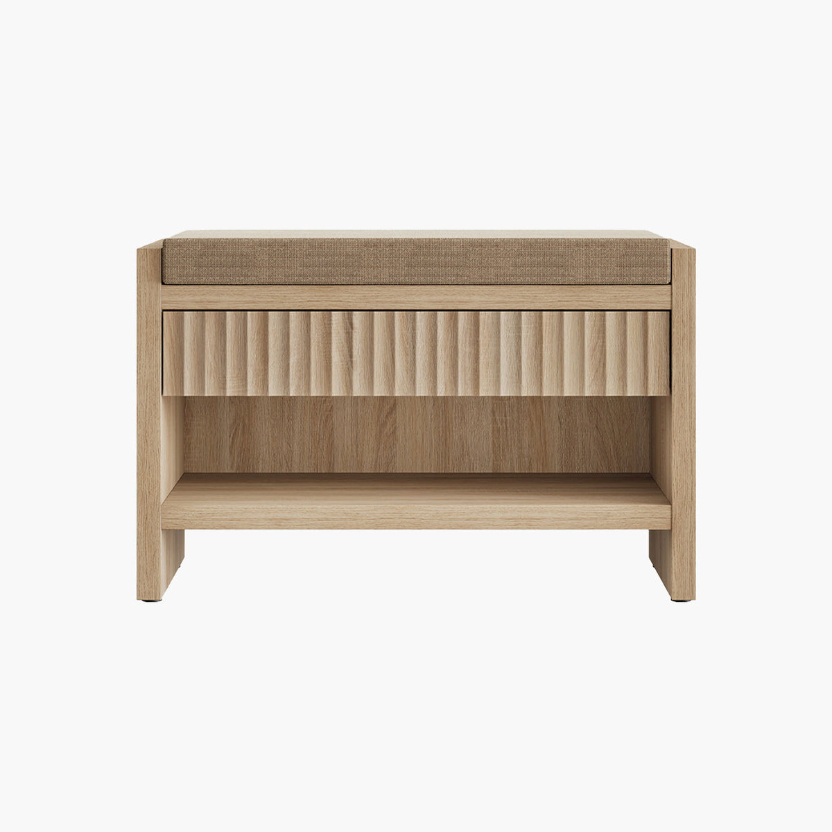 Prelude Upholstered Shoe Storage Bench for Entryway