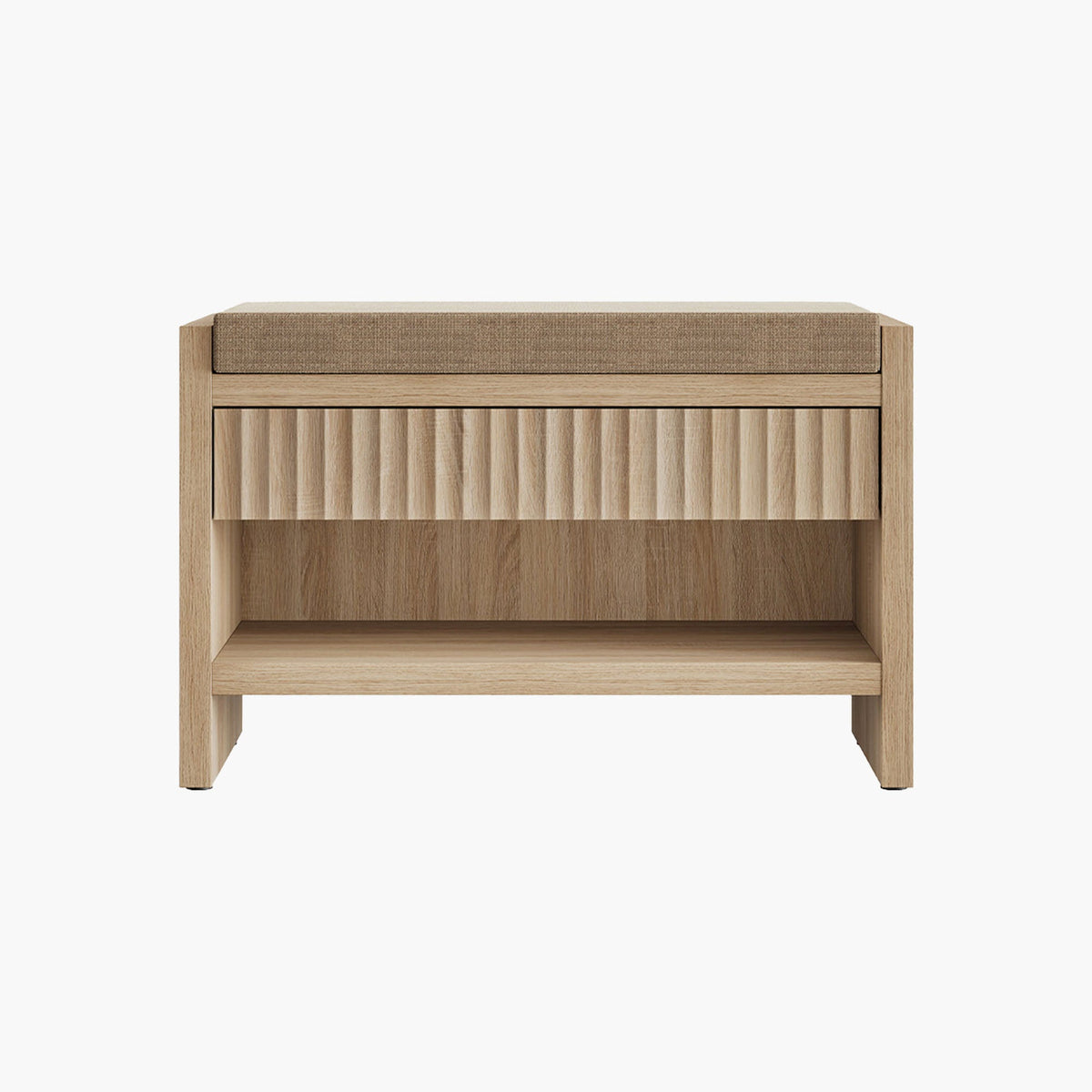 Prelude Upholstered Shoe Storage Bench for Entryway