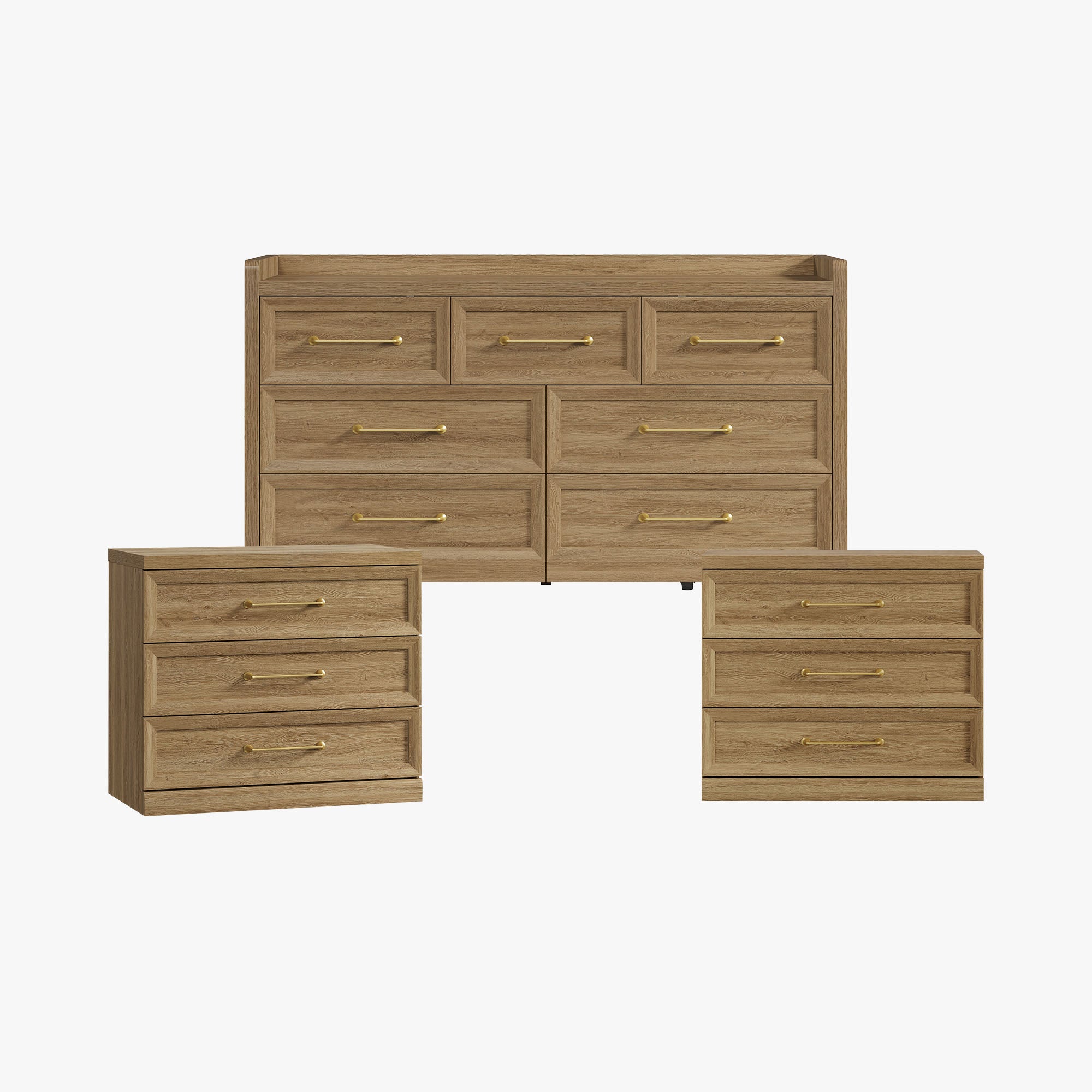 Helio Large Storage Bedroom Sets, Modern Design