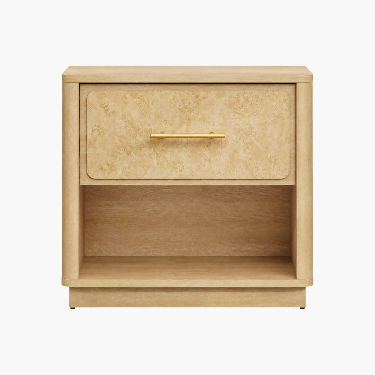 Burluxe 24.8'' Wide Night Table with Storage