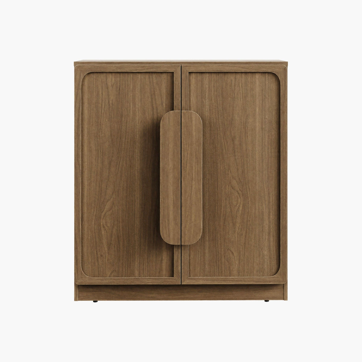 Arcus 2 Doors Sideboard Buffet Cabinet, 31.5Inch Wide - Walnut Brown - 1 Piece
