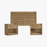 Helio Dresser and Nightstands Bedroom Set