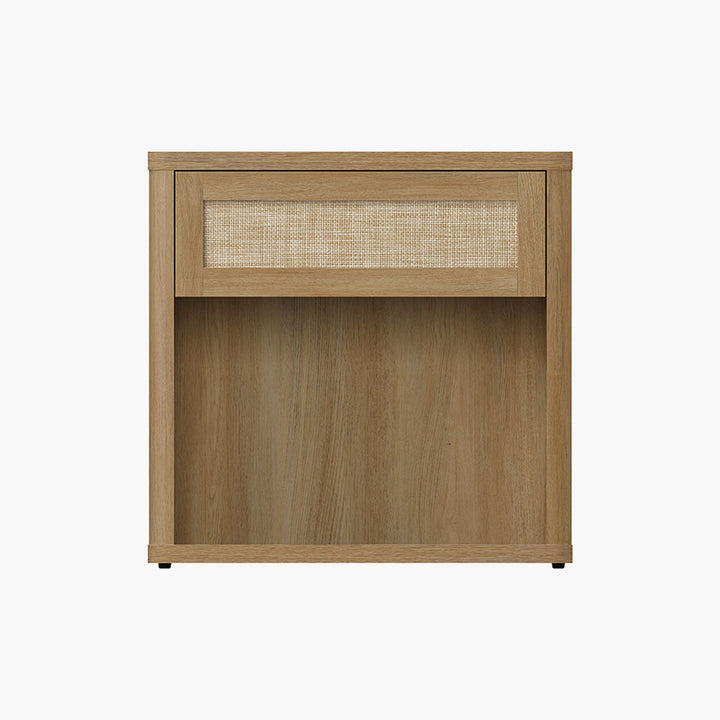 Zura 1-Drawer Nightstand, Boho Style
