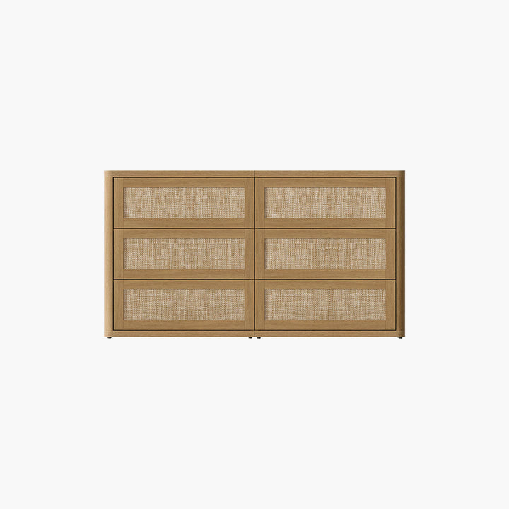 Zura 6 Drawers Dresser, Modular Design