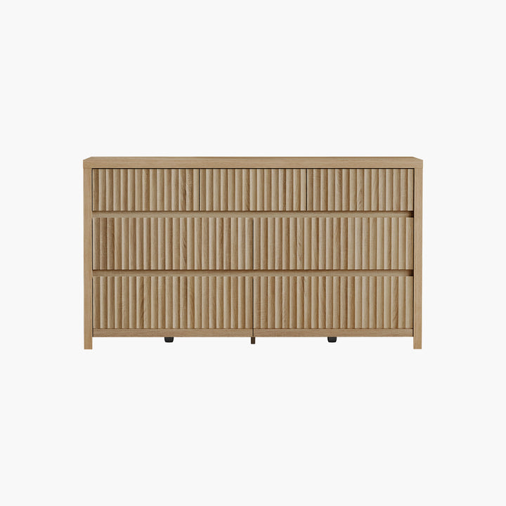 Prelude Contemporary 7 Drawers Dresser for Bedroom