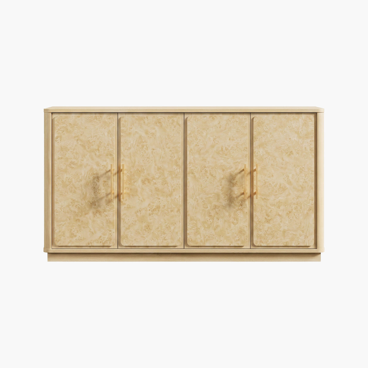 Burluxe Luxury Modern Storage Cabinet, 59-Inch Wide