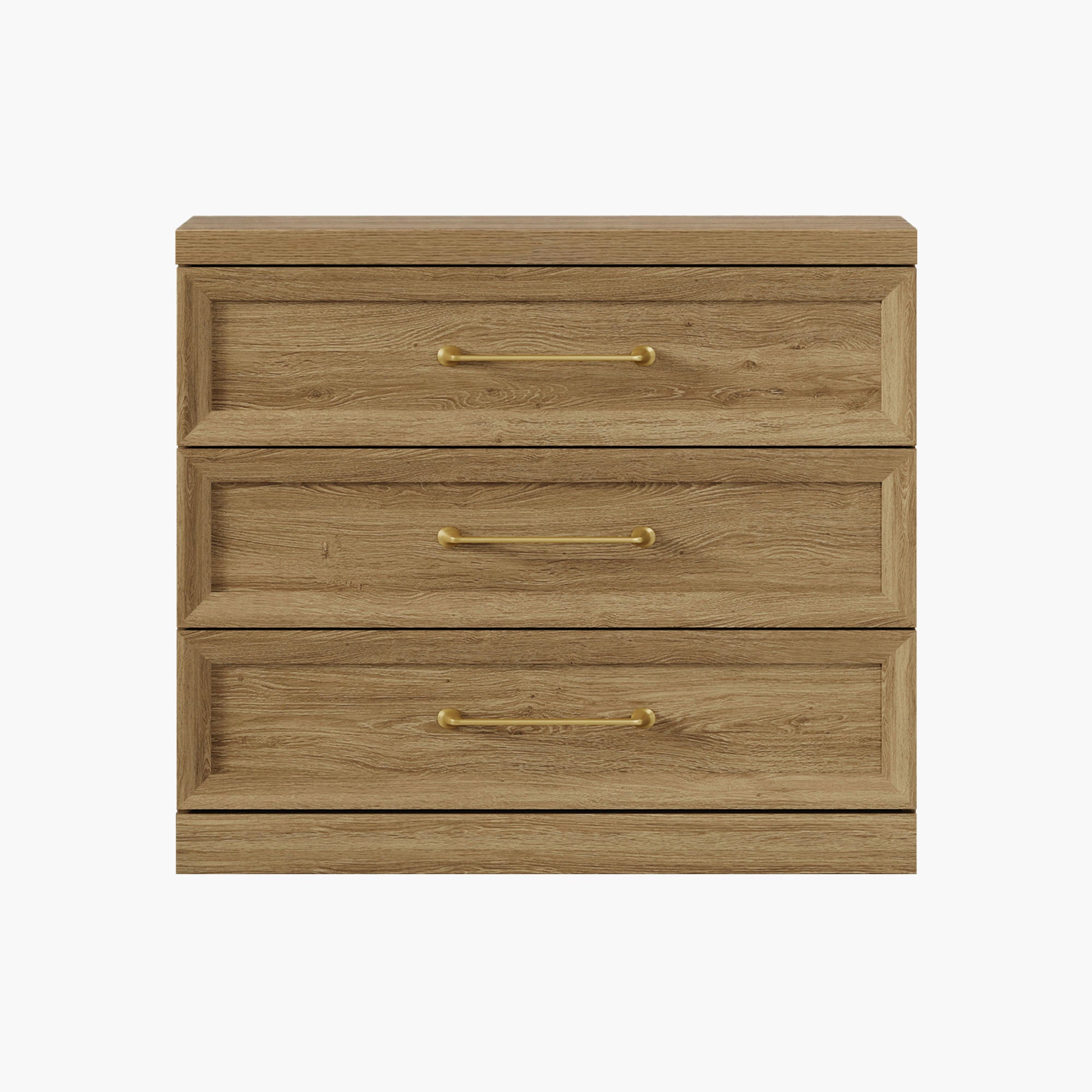 Helio 3-Drawer Nightstand, Bedroom Storage