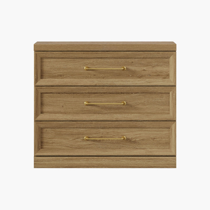 Helio 3-Drawer Nightstand, Bedroom Storage