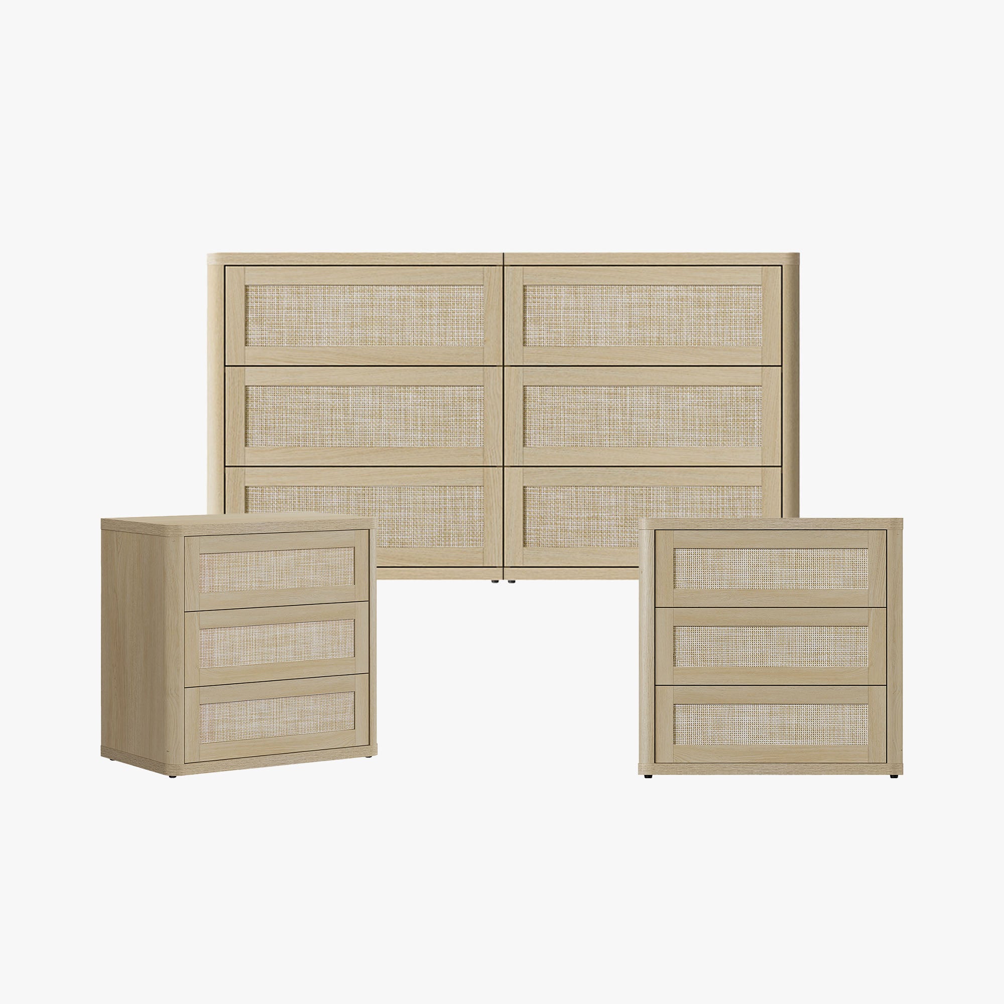 Zura Modular Dresser and Nightstands Set