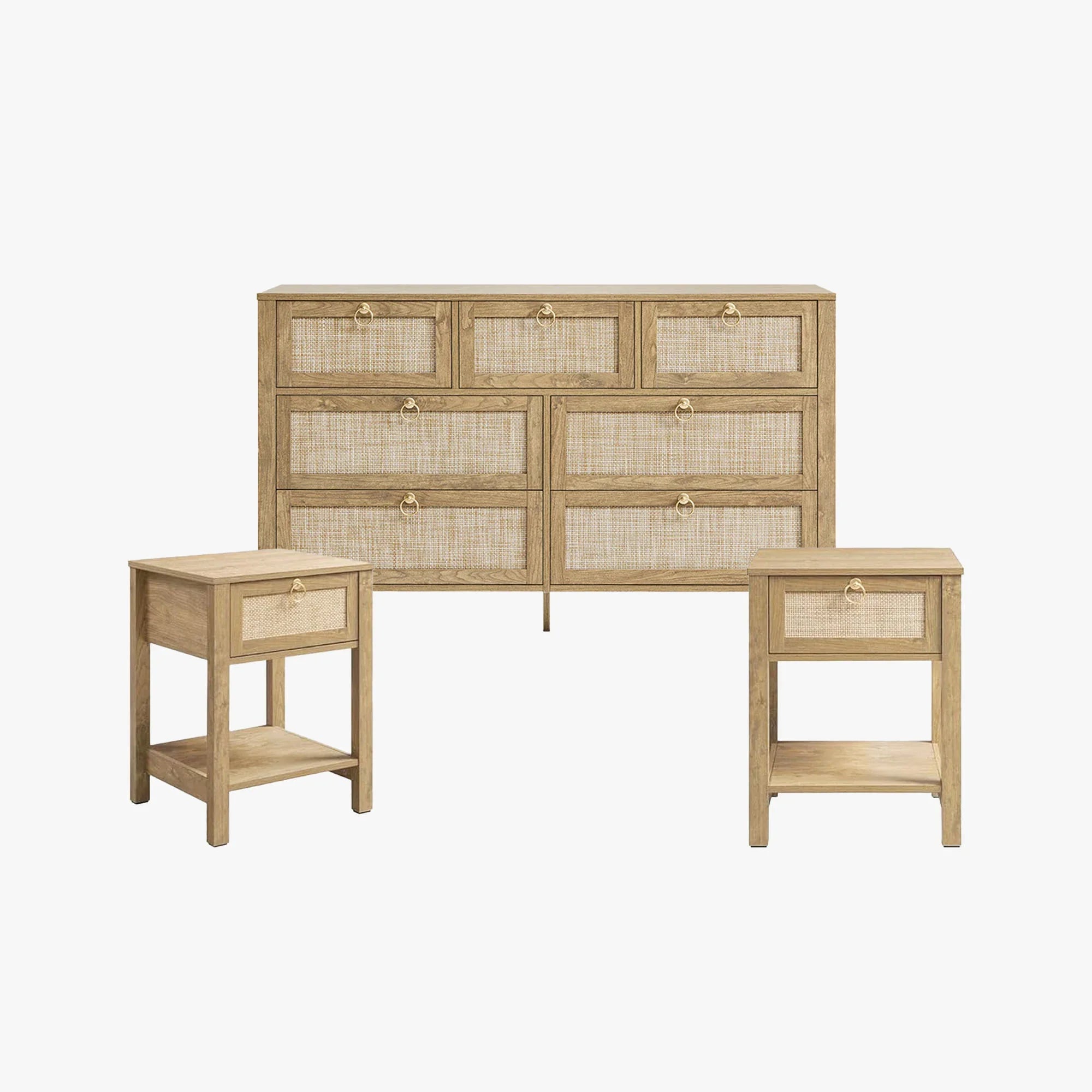 Terra Dresser and Night Tables Set