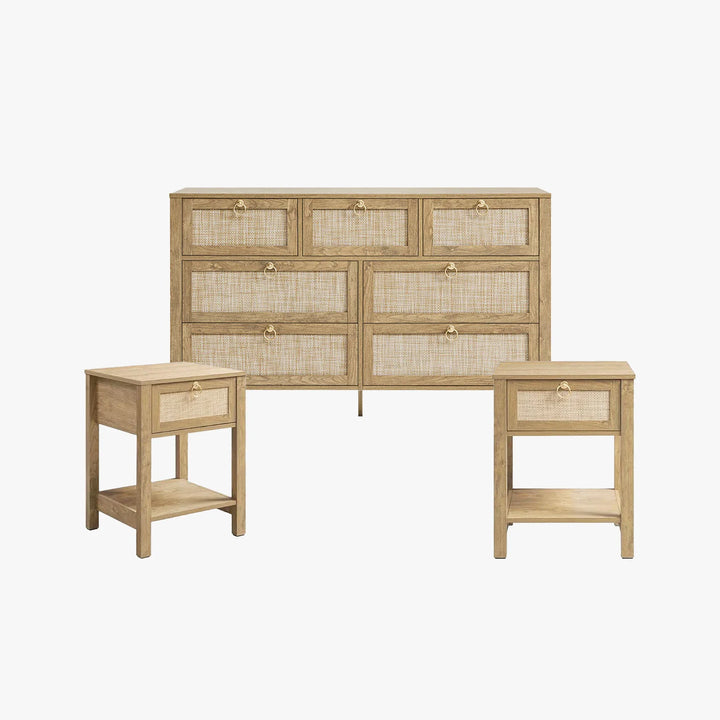 Terra Dresser and Night Tables Set