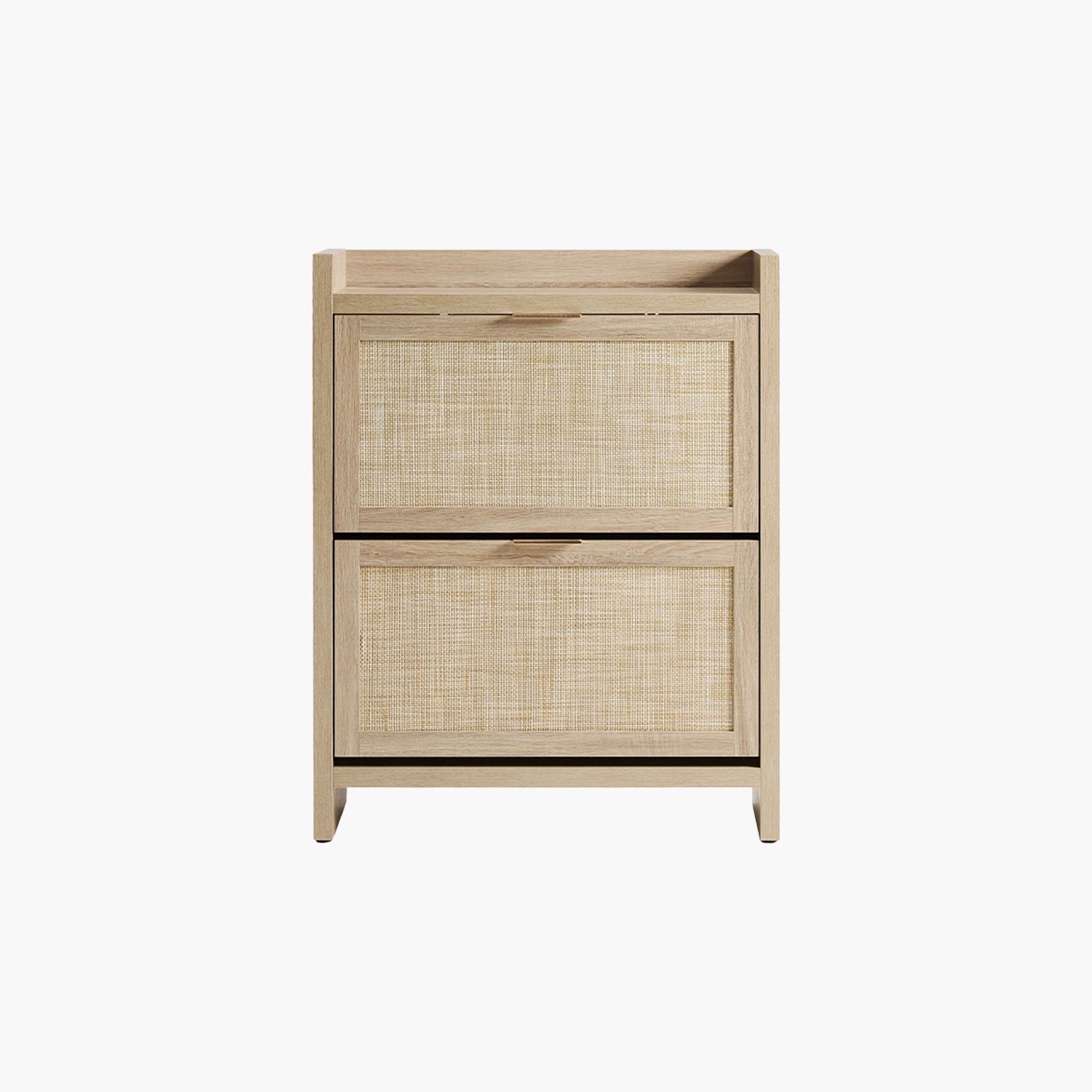 Savanna Rattan Double Flip Shoe Cabinet