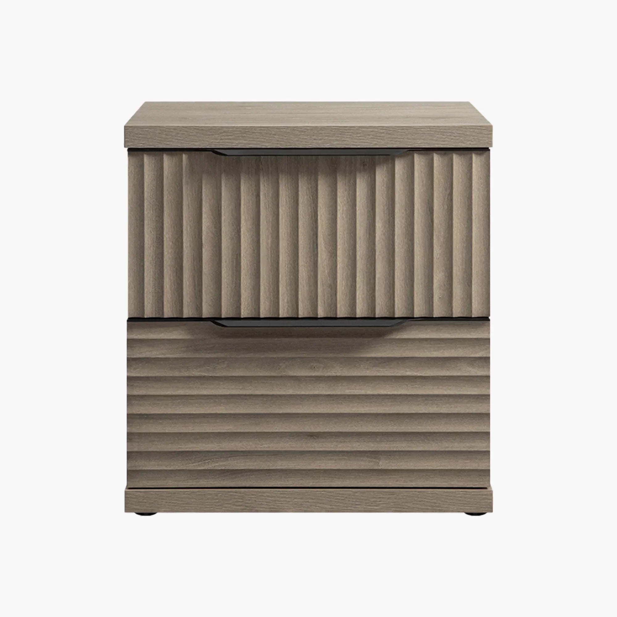 Stria Nightstand with Drawers