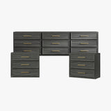 Crescent Modular 26.6'' Tall Dresser and Nightstands Set