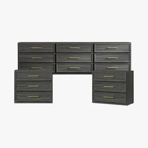 Crescent Modular 26.6'' Tall Dresser and Nightstands Set