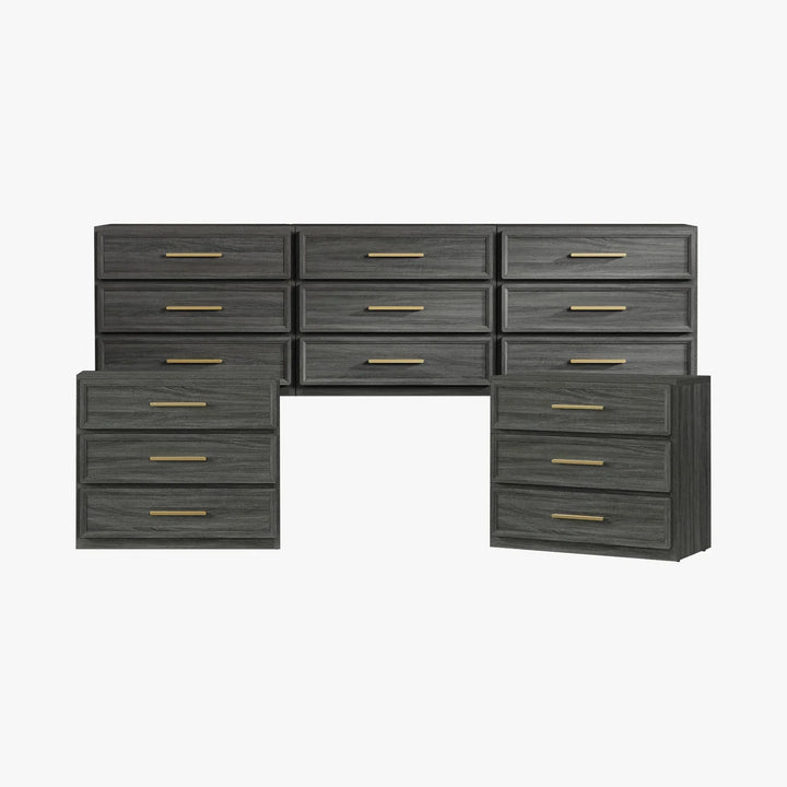 Crescent Modular 26.6'' Tall Dresser and Nightstands Set
