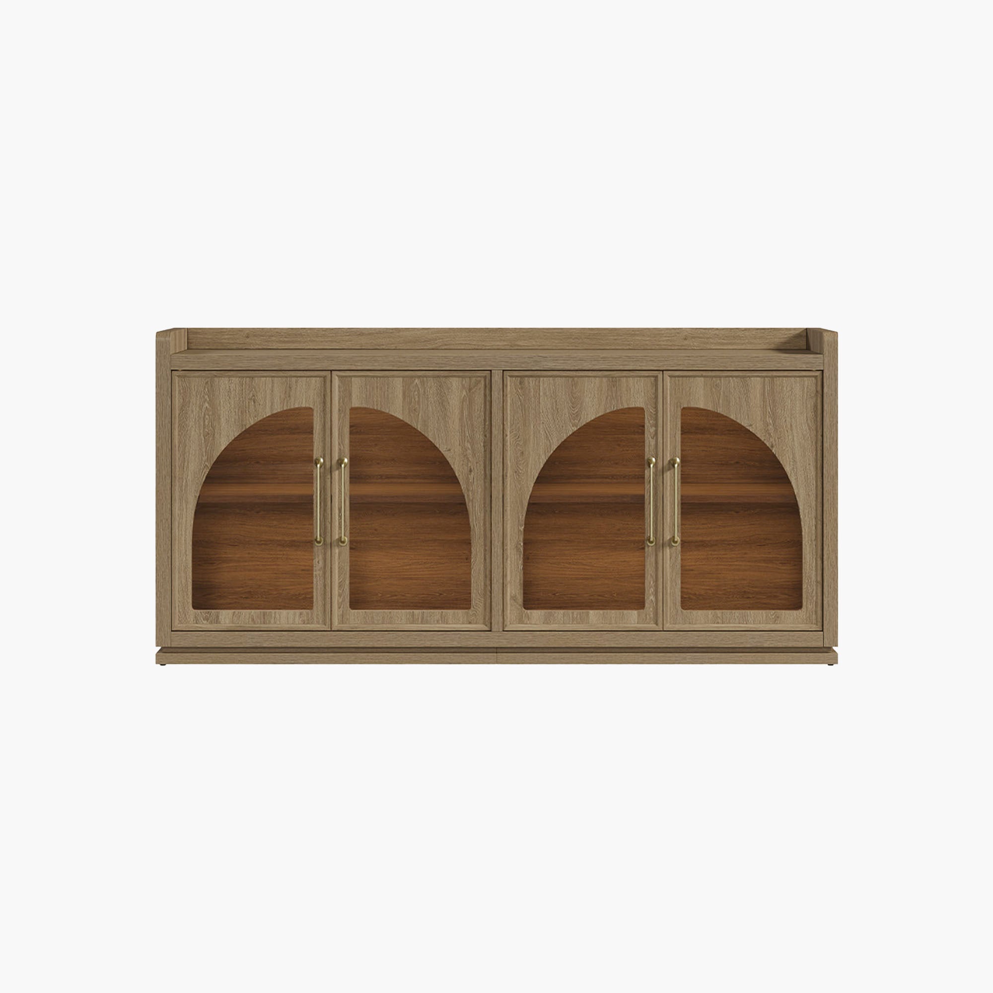 Helio Glass-Door Sideboard Cabinet
