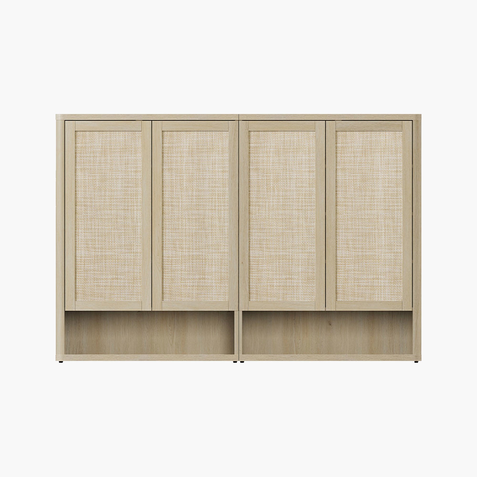 Zura 50-Pair Shoe Cabinet with 4 Doors
