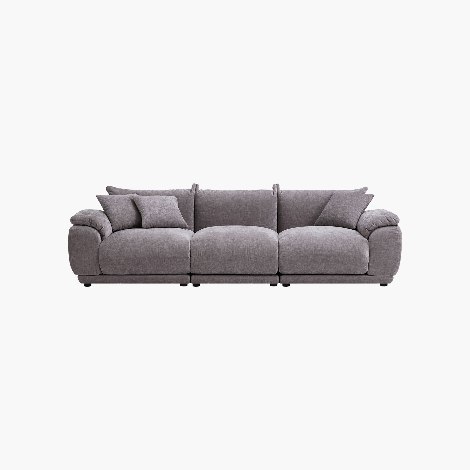 Noor Sectional 3 Seater Couch, Deep Seat