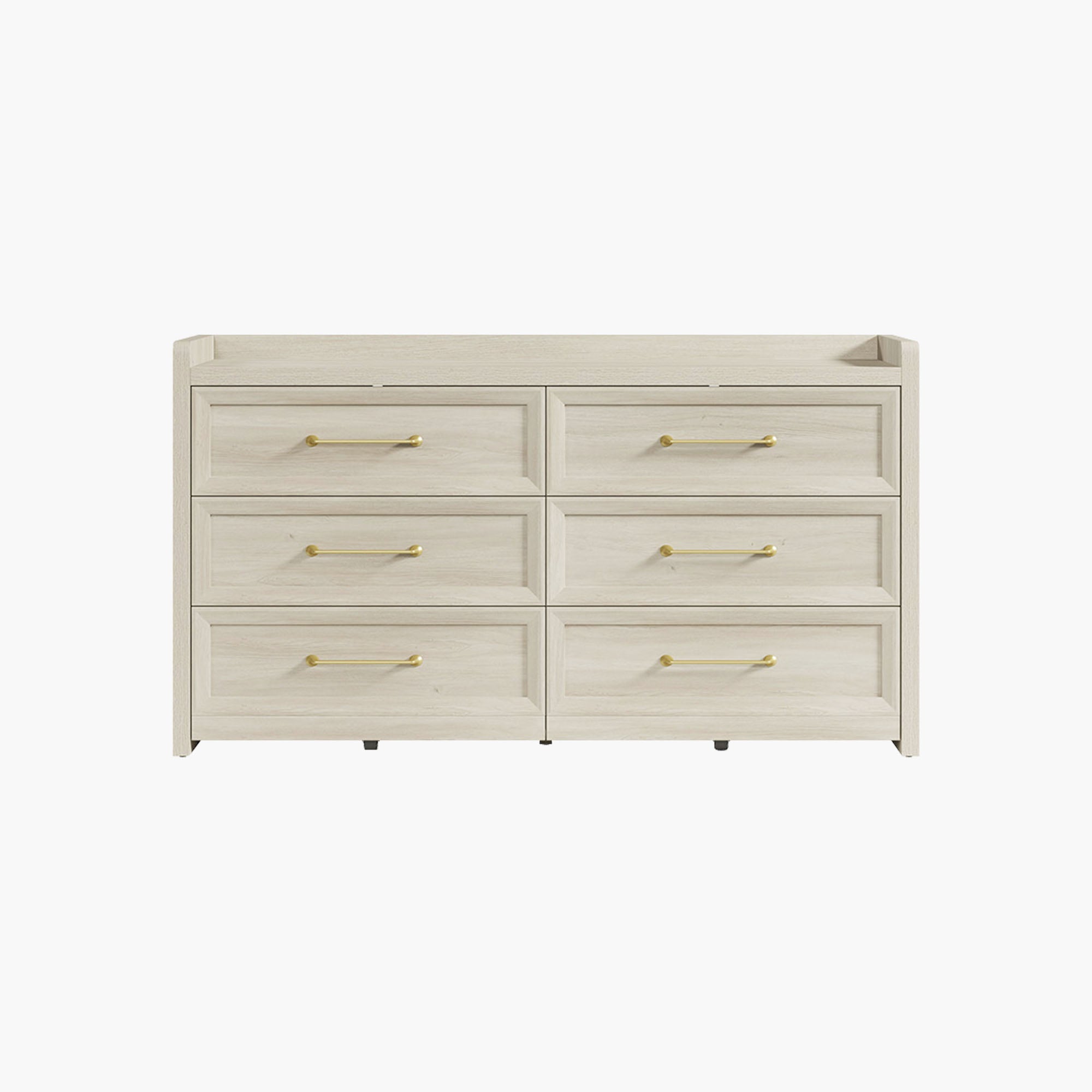 Helio Black Dresser, 6 Drawers