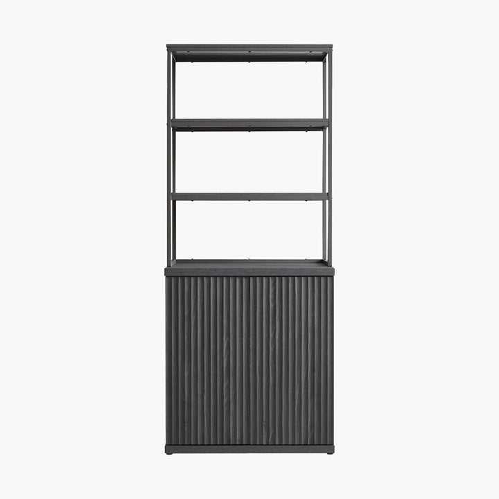 Stria Book Shelf with Doors