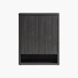 Cas 2-Door Shoe Cabinet, 20 Pairs - 1 Piece - Dark Grey Alder