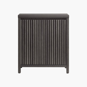 Prelude Black Storage Cabinet with 2 Door
