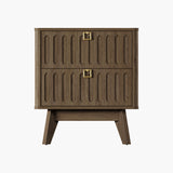 Domus Minimalist Nightstand, Large Storage