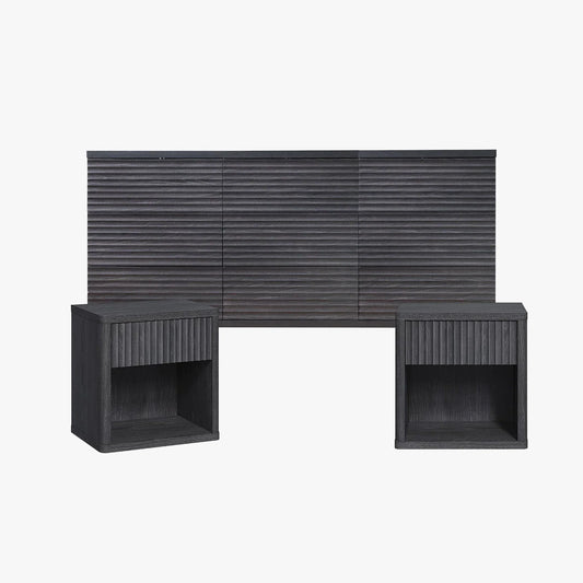 Stria Dresser and Night Tables Set