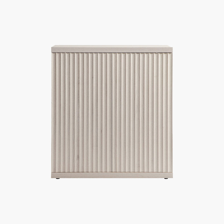 Stria Sideboard with 2 Doors, Fluted Style