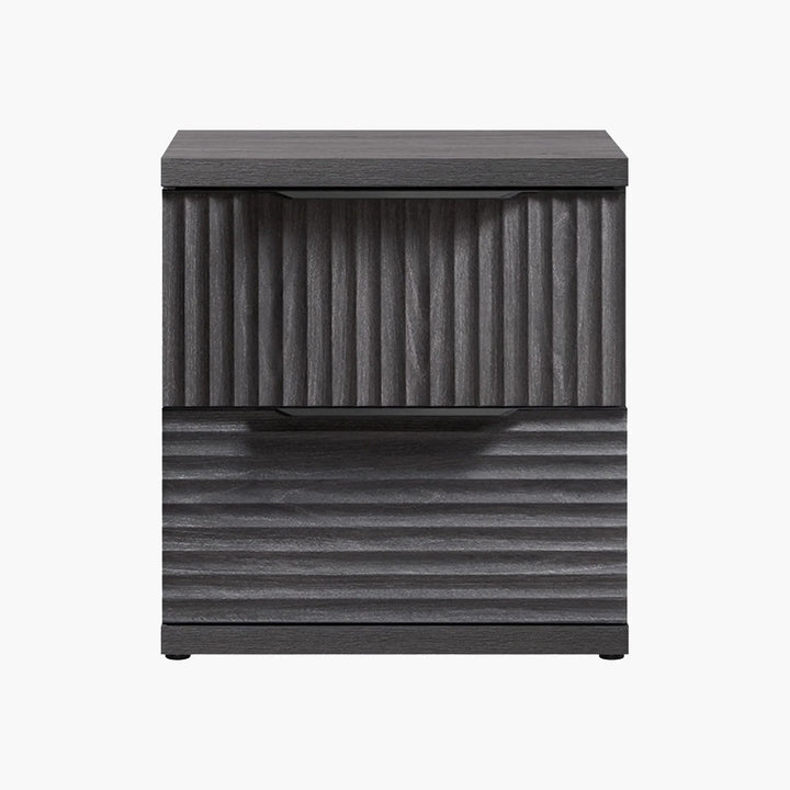 Stria Nightstand with Drawers